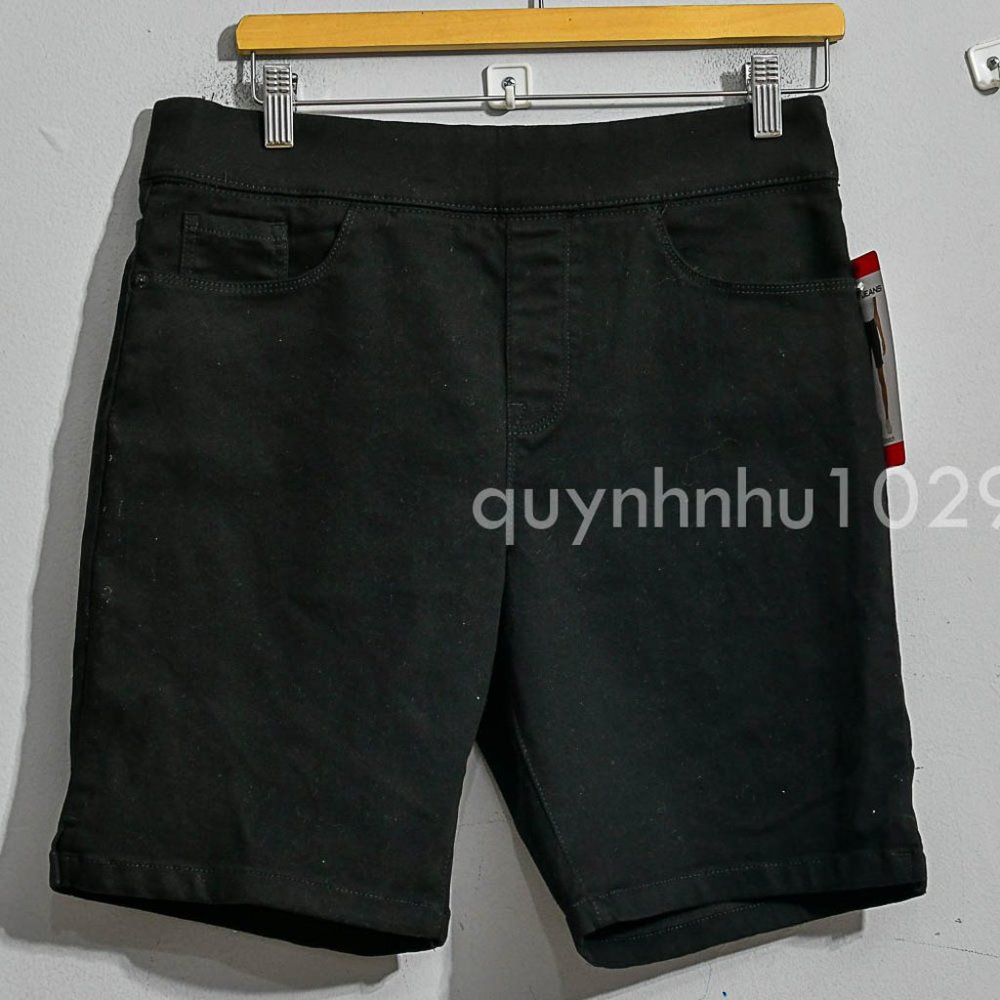 DKNY Jean Ladies' Bermuda Short IN BLACK - Picture 2 of 5